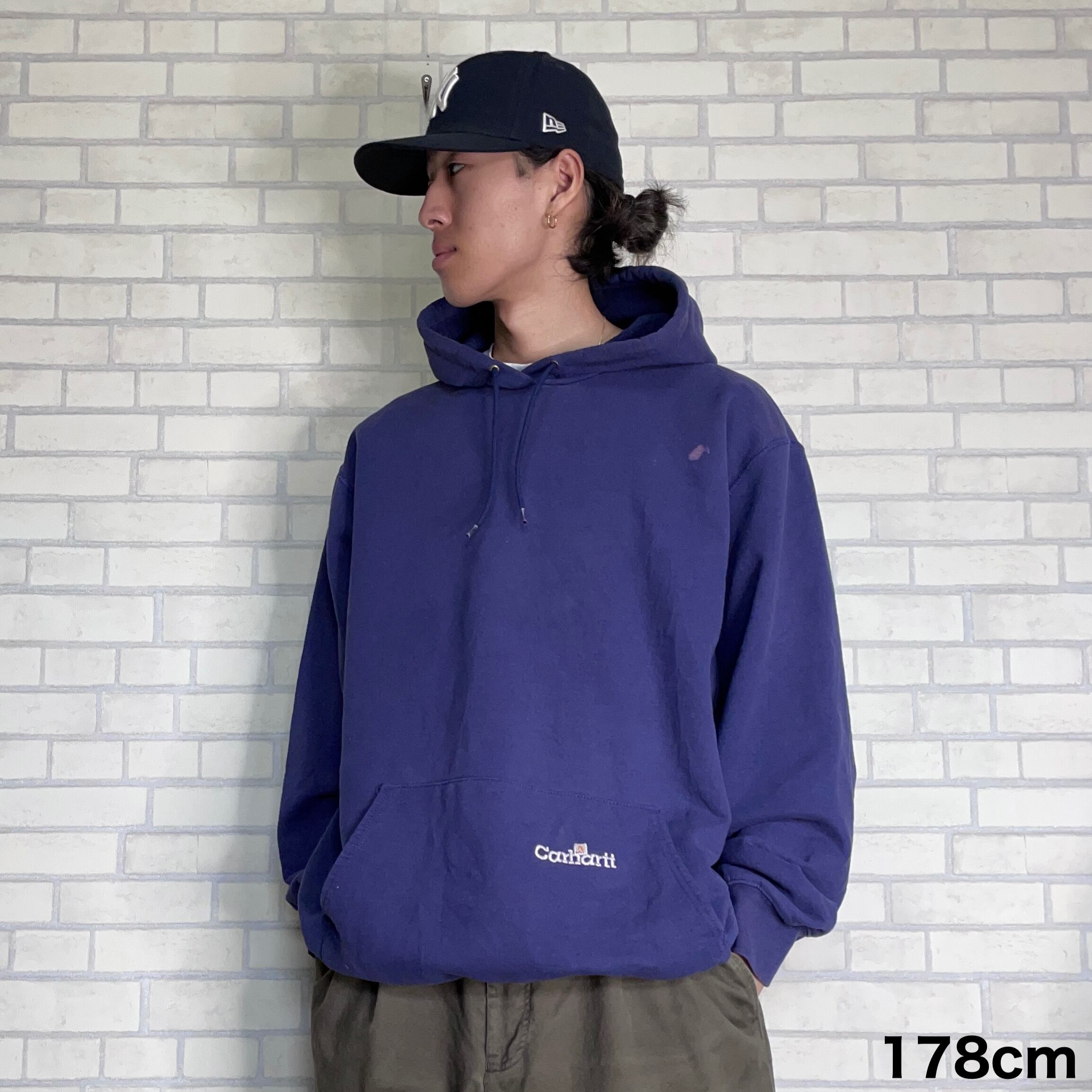 Carhartt パーカー XL 厚手 ブランド刺繍 プルオーバー | 古着屋OLDGREEN
