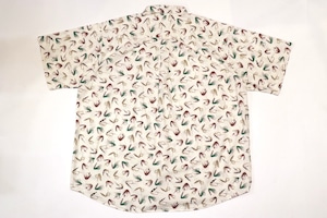 USED 90s ORVIS Fly pattern S/S shirt -XLarge 01611