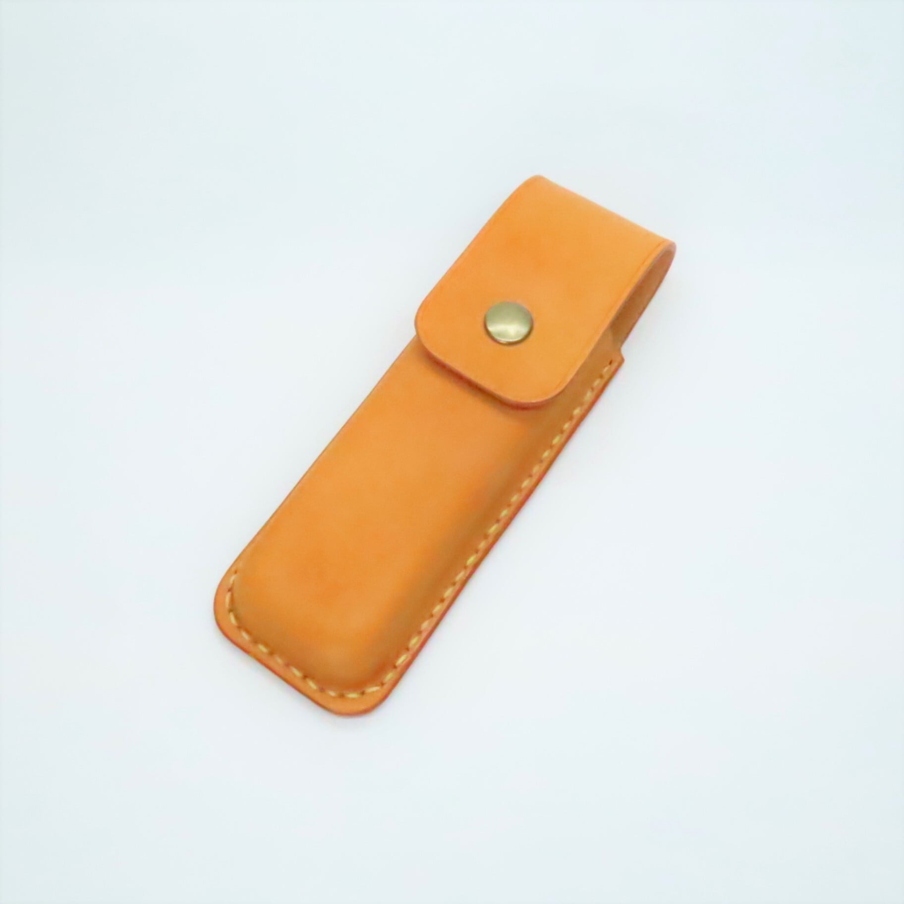 牛ヌメ革・4本用・ペンケース（手縫い） | 手作り革工房 Leaf