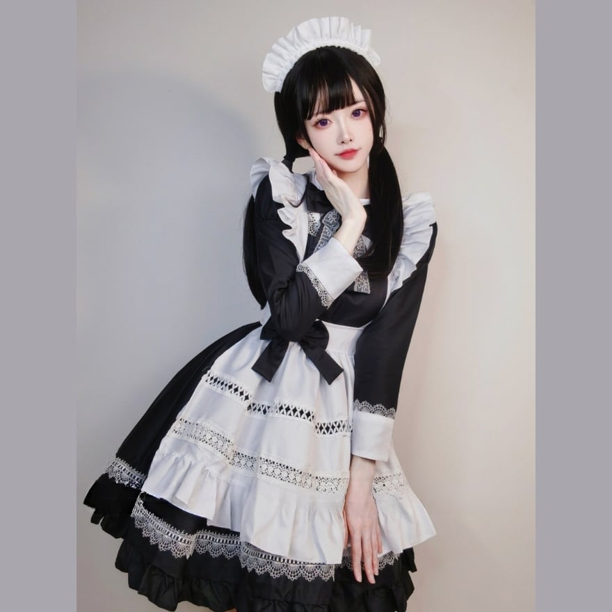 クラロリ ゴシックロリィタ ゴスロリ ロリータ ワンピース メイド服