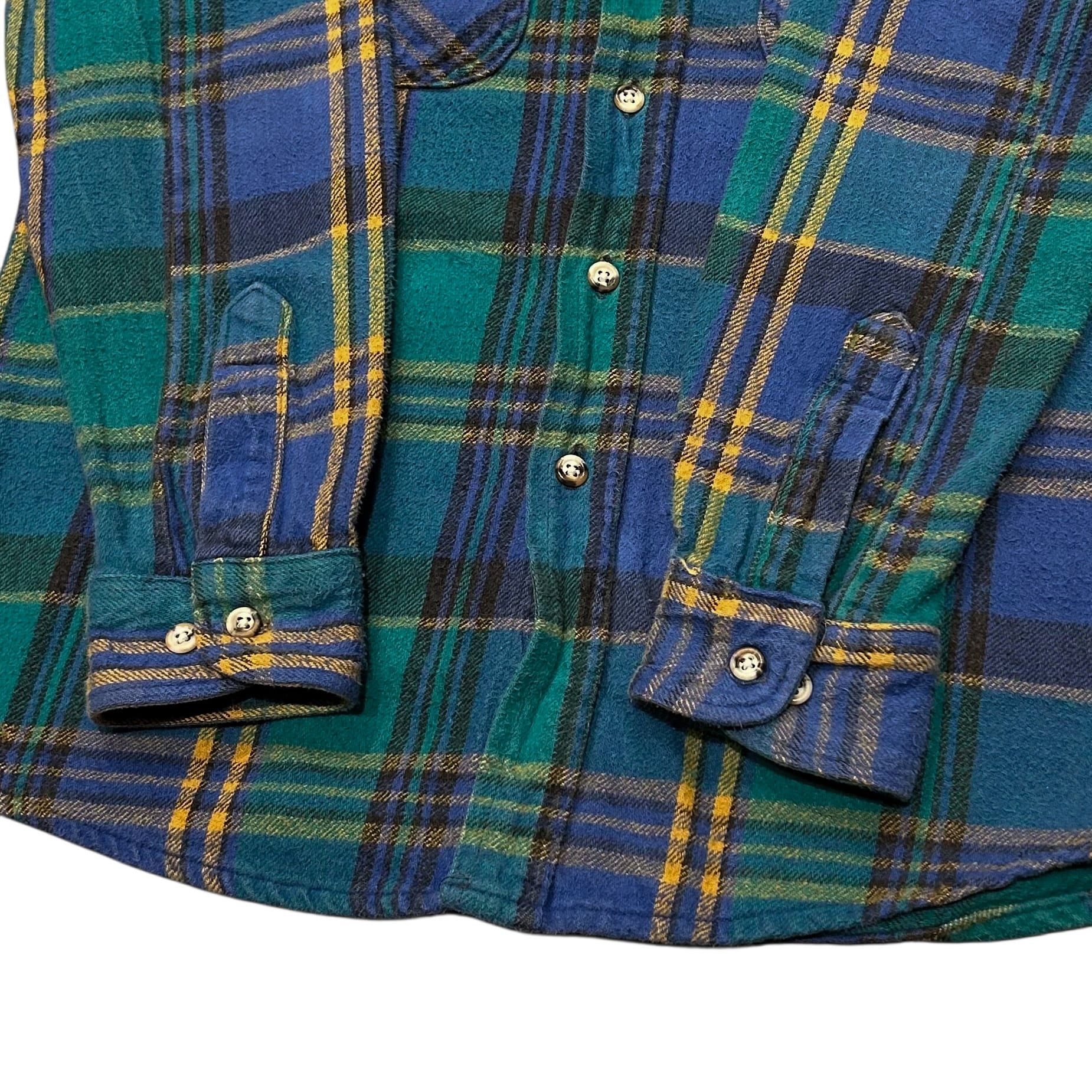 90's FIVE BROTHER Heavy Flannel Shirt M程度 / ファイブブラザー