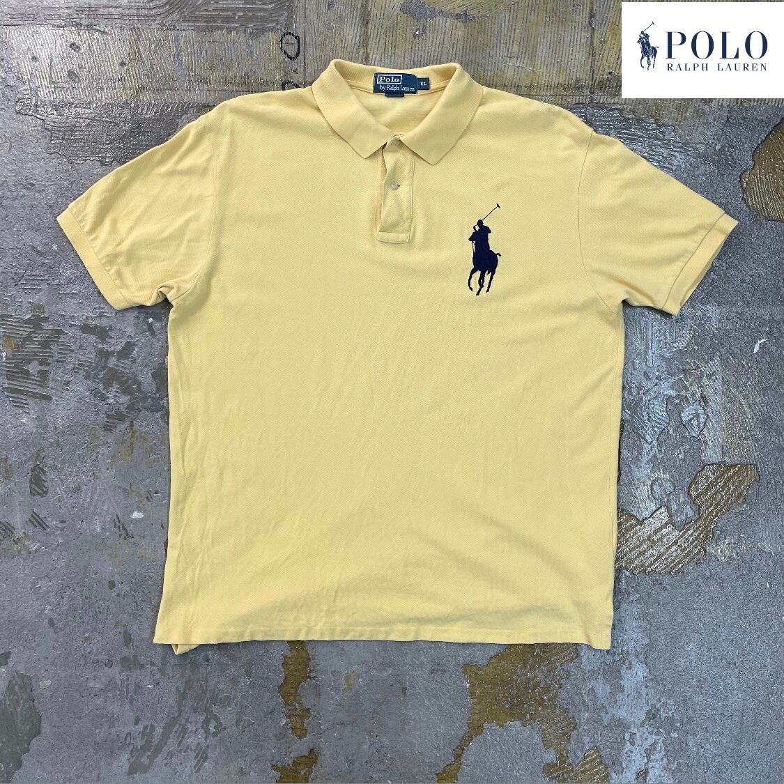 ラルフローレン Ralph Lauren イエロービッグポニーポロシャツ
