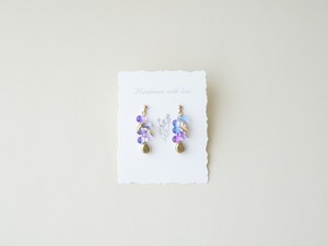 - grape - Czech beads drops