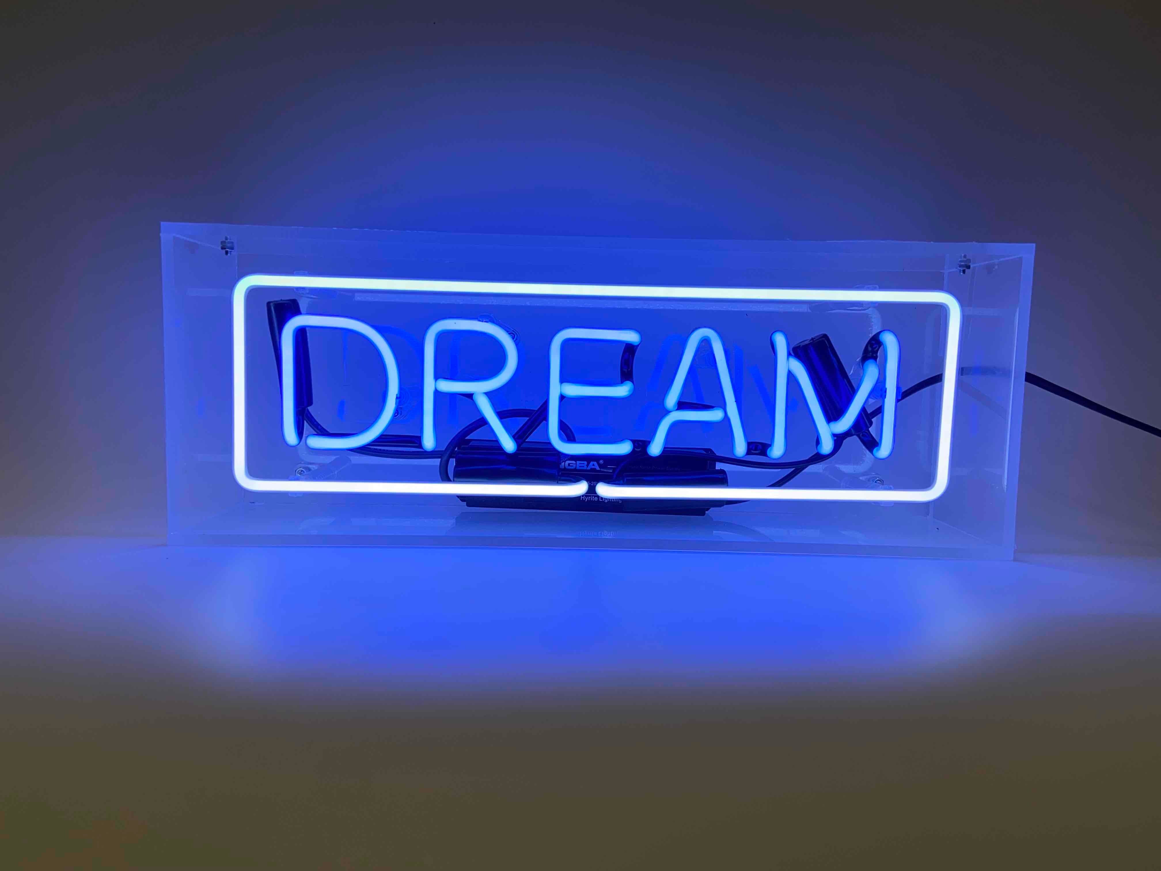 dream ドリーム 夢 ネオン管 ネオンサイン オーダーメイド オーダー