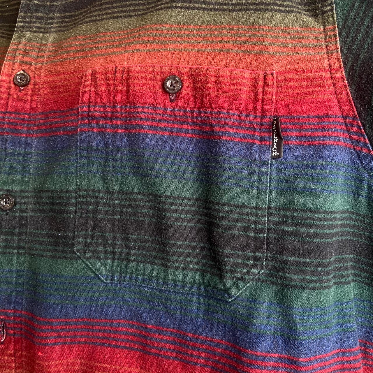 ビッグサイズ WOOLRICH ウールリッチ ネイティブボーダー柄