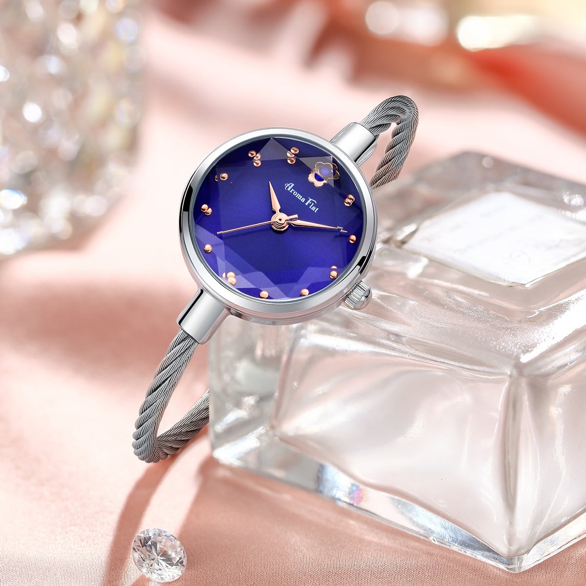 AromaFlat Z1688S Depth Blossom 腕時計 レディース AromaFlat watch shop 腕時計 レディ―ス 工房 腕時計