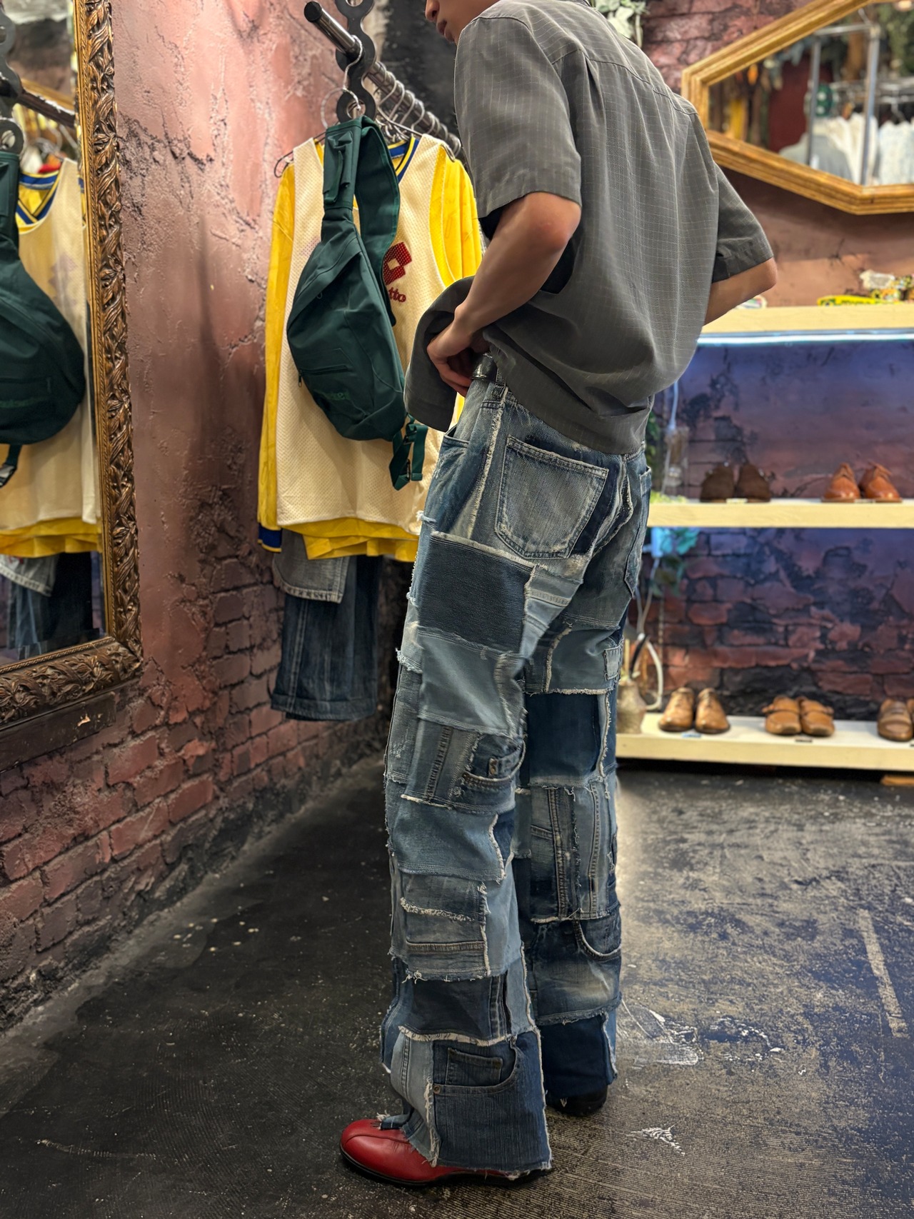 patchwork denim