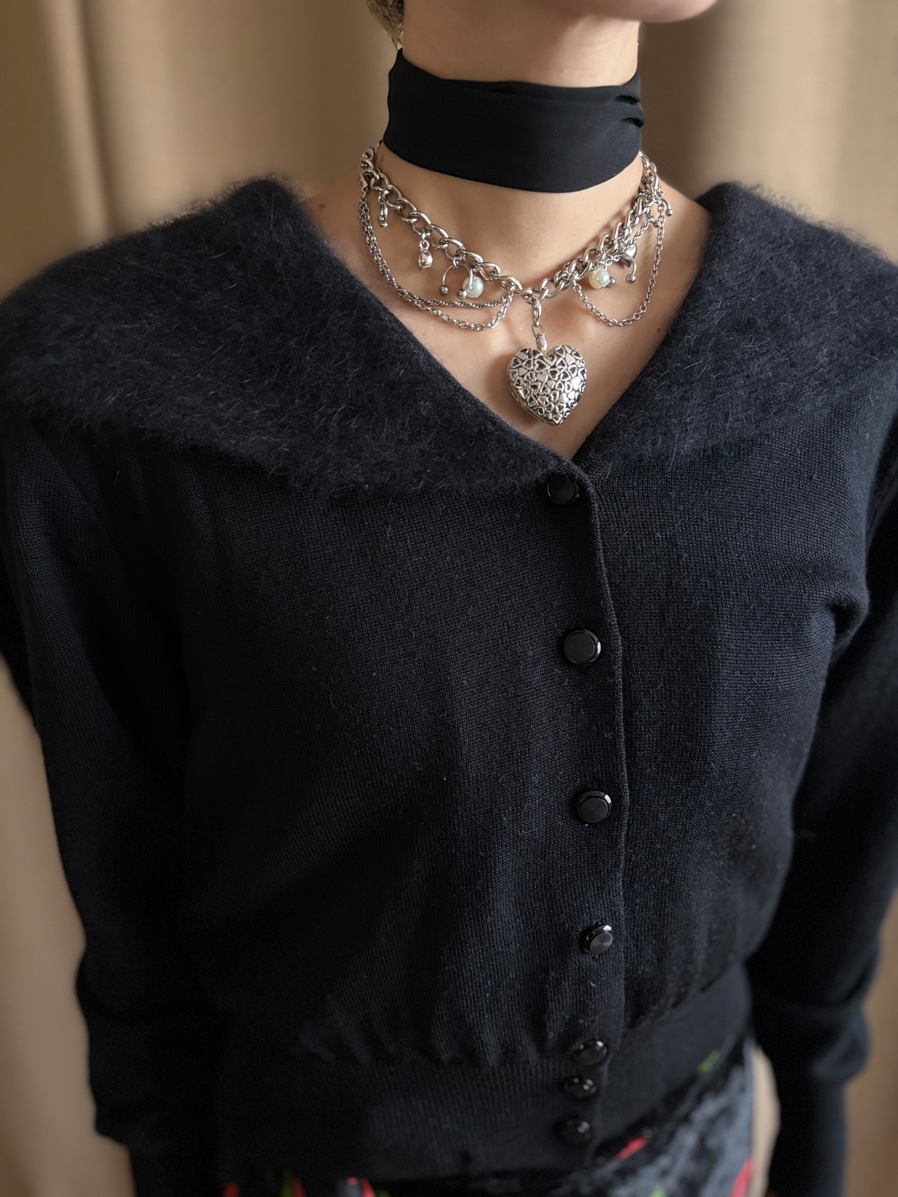 MCSISTER sailor collar knit cardigan-5102-12