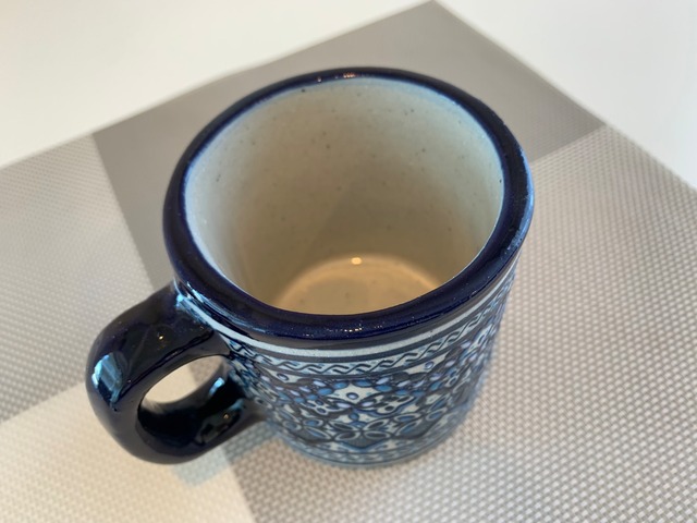 Servin焼き_マグカップ_9x9cm_Blue/Navy