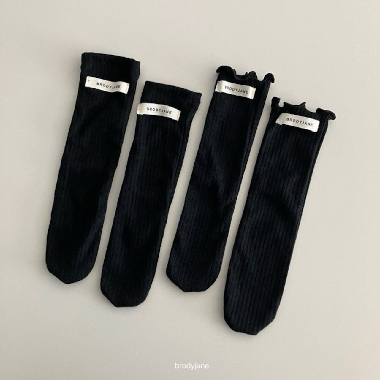 韓国子供服 / 26Autumn / 〖取寄〗Brodyjane / ブラックソックス / ベビー服 / 赤ちゃん服 / 靴下 *FREE*