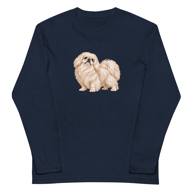 ペキニーズ クラシック クリーム ロングスリーブTシャツ P0004