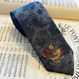 ［William Morris］ネクタイ　いちご泥棒　グレー