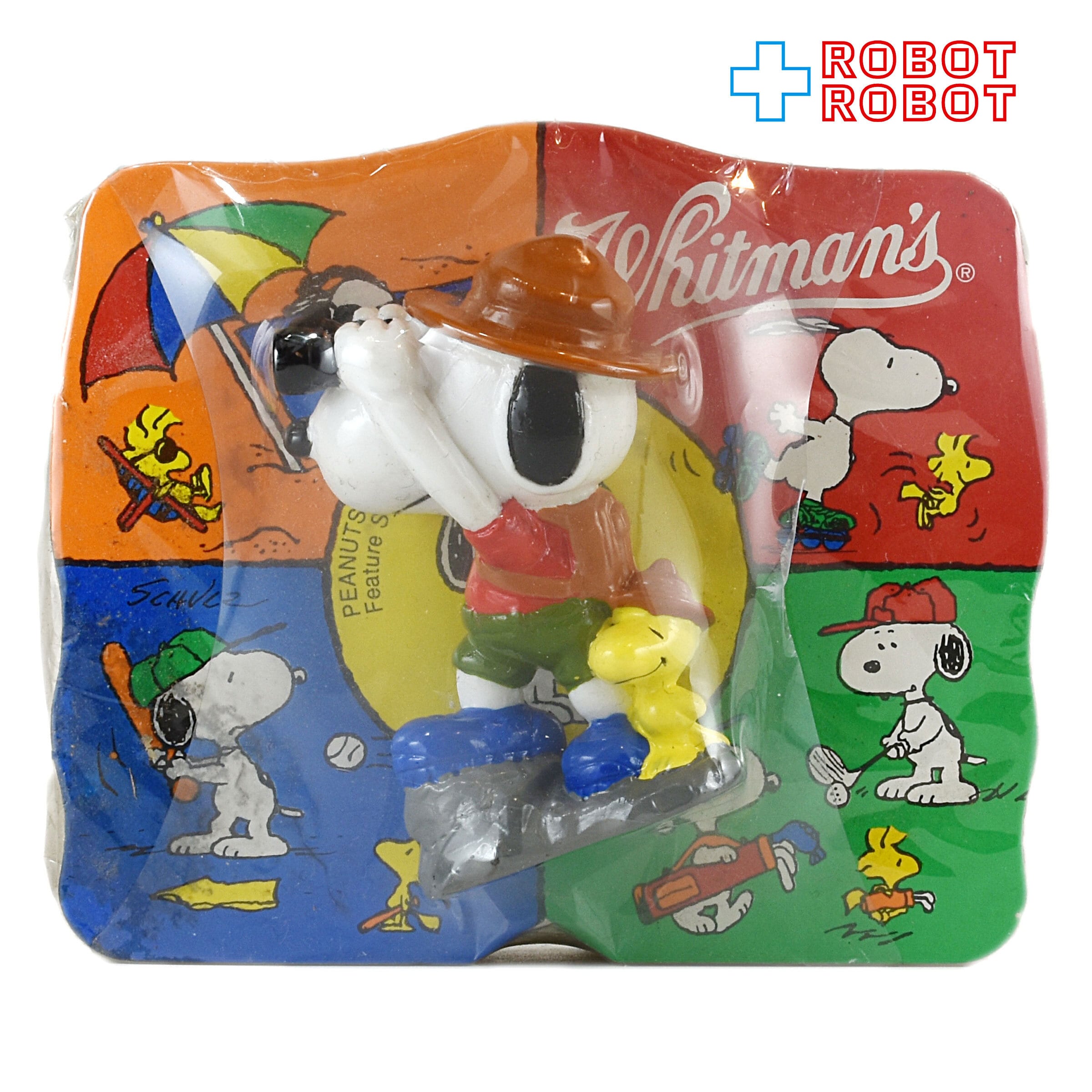 ピーナッツギャング　フィギュア　SNOOPY ピーナッツギャング スヌーピー＆ウッドストック ボーイスカウト PVC