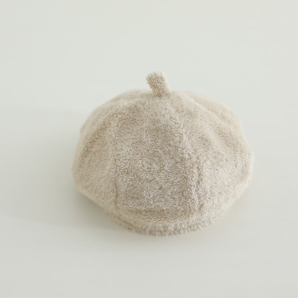 もこもこベレー帽