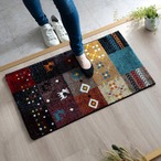 コストコ再販商品 【2セット】ウィルトン織マット 50ｘ80cm フォリア レッド
