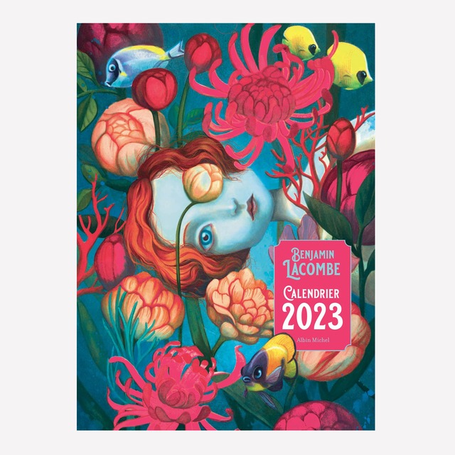 フランス語カレンダー2023年「Calendrier Benjamin Lacombe(édition 2023) 」Benjamin Lacombe (バンジャマン・ラコンブ）