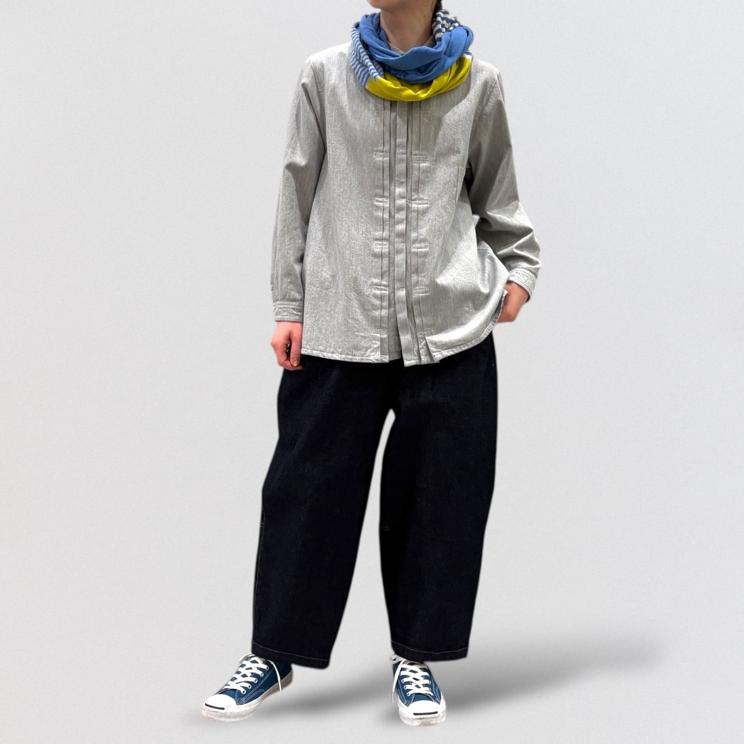 Co's 8.5oz stretch denim balloon pants | CoCo Cuore