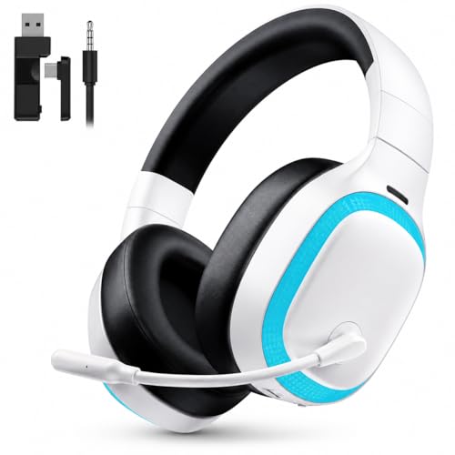 無線 白い ヘッドホン Wireless gaming headset ゲーミング ヘッドホン