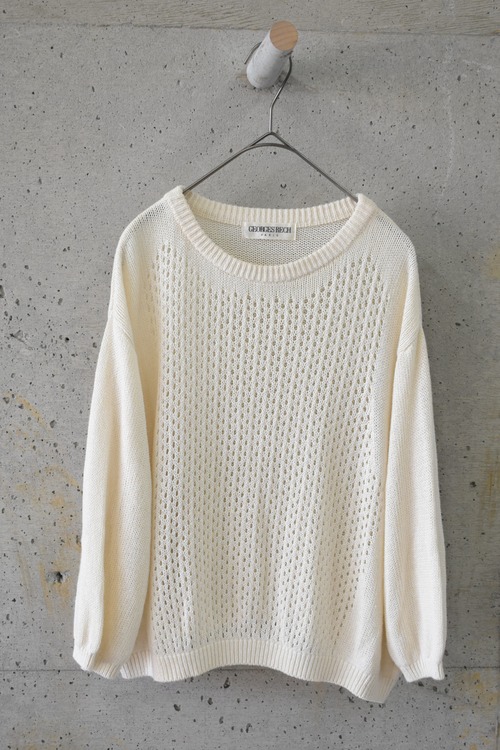 Front openwork knit