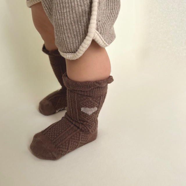 【即納】bear socks set / minirobe(韓国子供服:靴下)