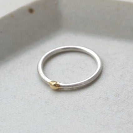 nibi (ニビ) tsunagu ring リング 2.0mm (SV/K18) A-003 | FREEPARK nibi (ニビ) tsunagu ring リング 2.0mm (SV/K18) A-003 | FREEPARK