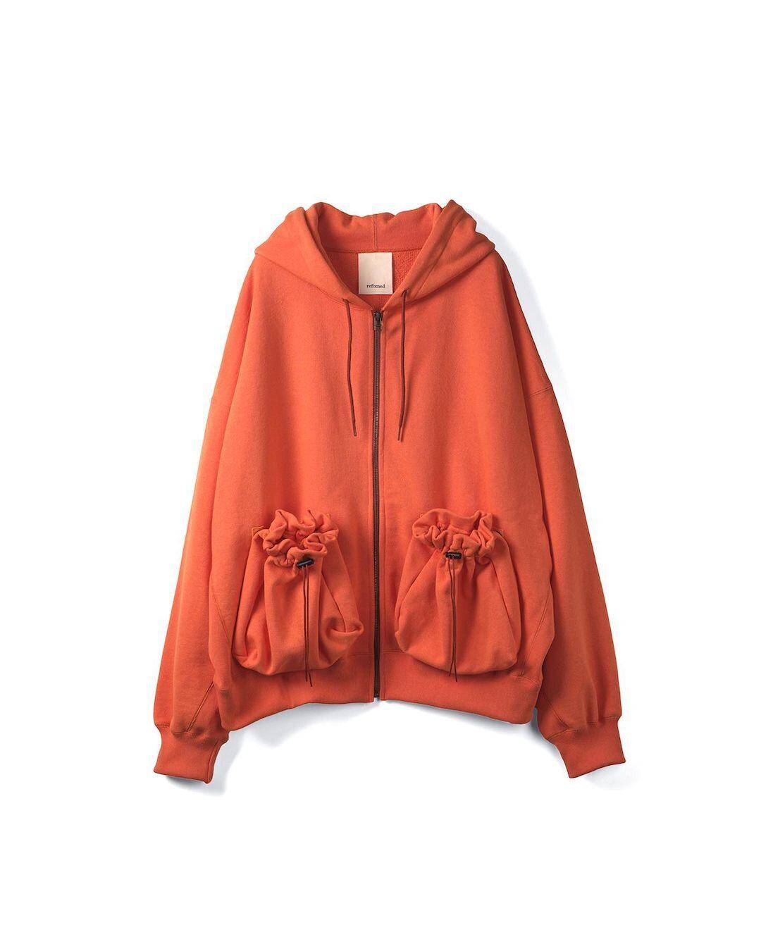 Refomed KINCHAKU ZIPUP HOODIE オンライン完売 ファッション