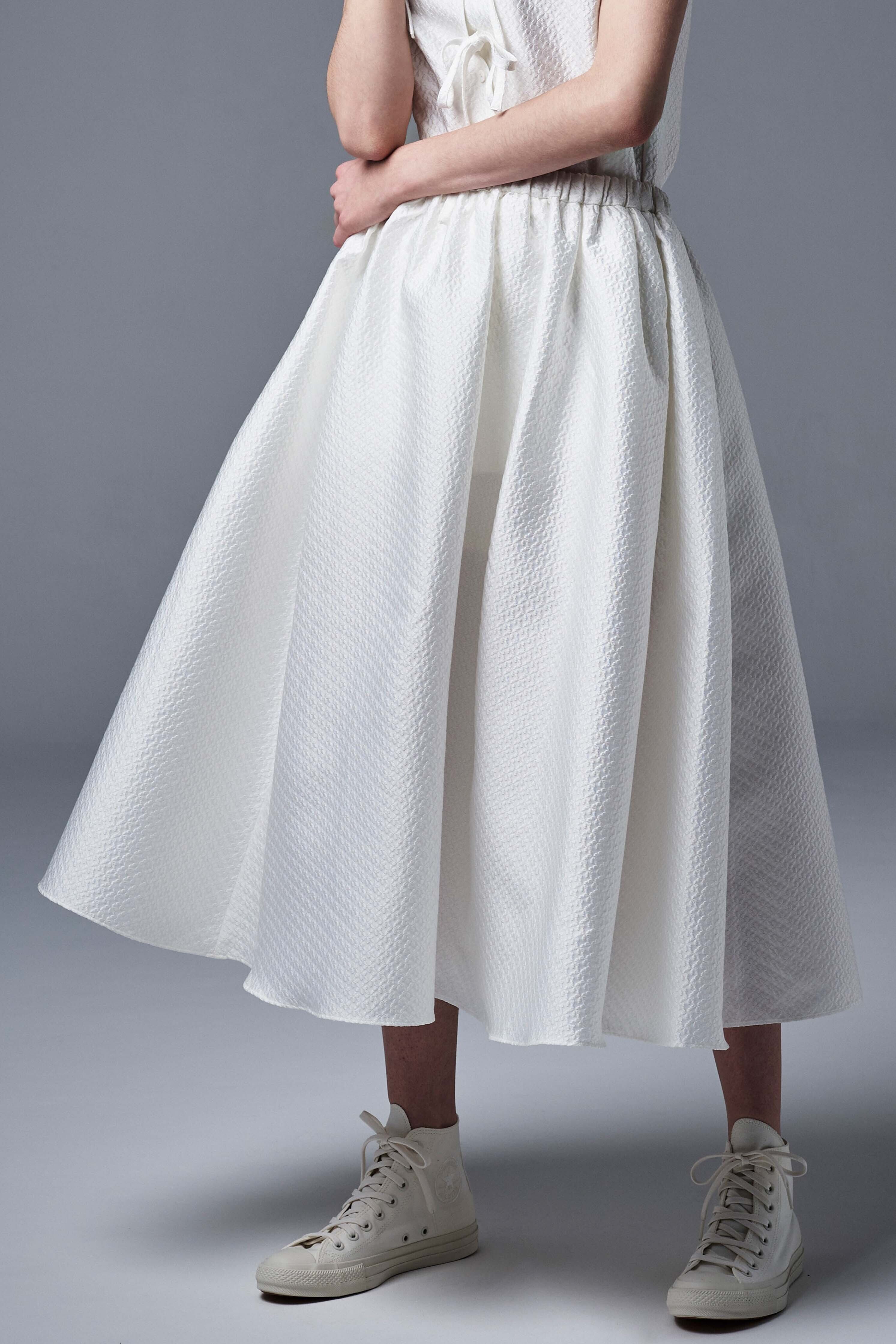 SHEER COUTURE TOP WHITE | AMICA・kids