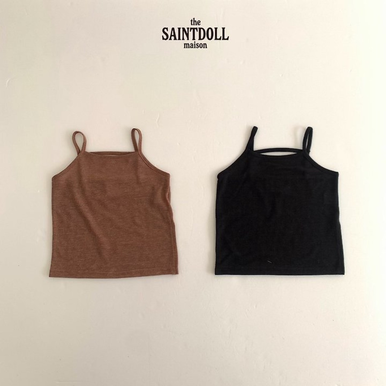 [SAINTDOLL] Linen Strap Sleeveless (JS/JM/JL) / [세인트돌] 린넨끈나시 (JS/JM/JL)