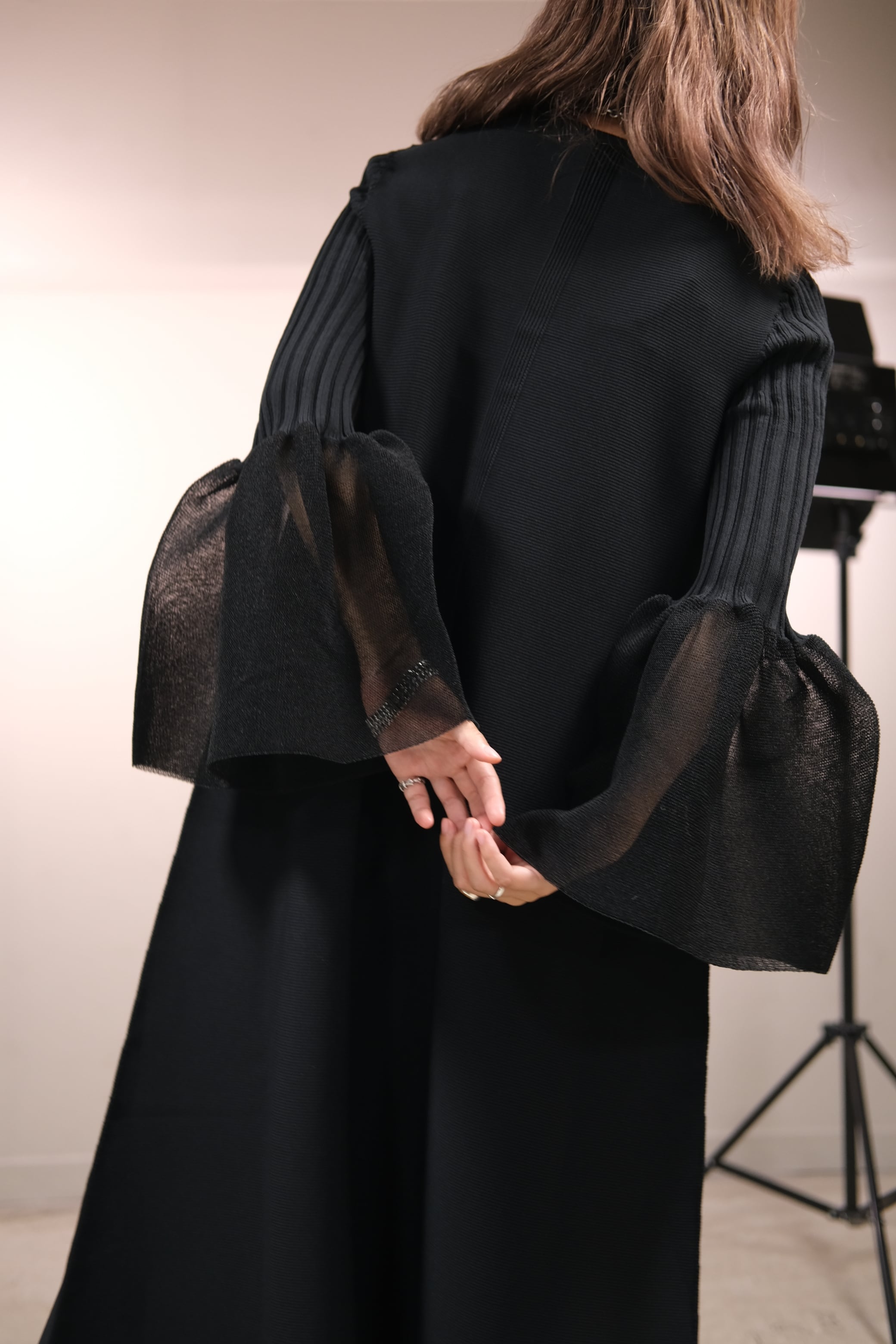 CFCL】POTTERY LUCENT LONG BELL SLEEVE FLARE DRESS | loop
