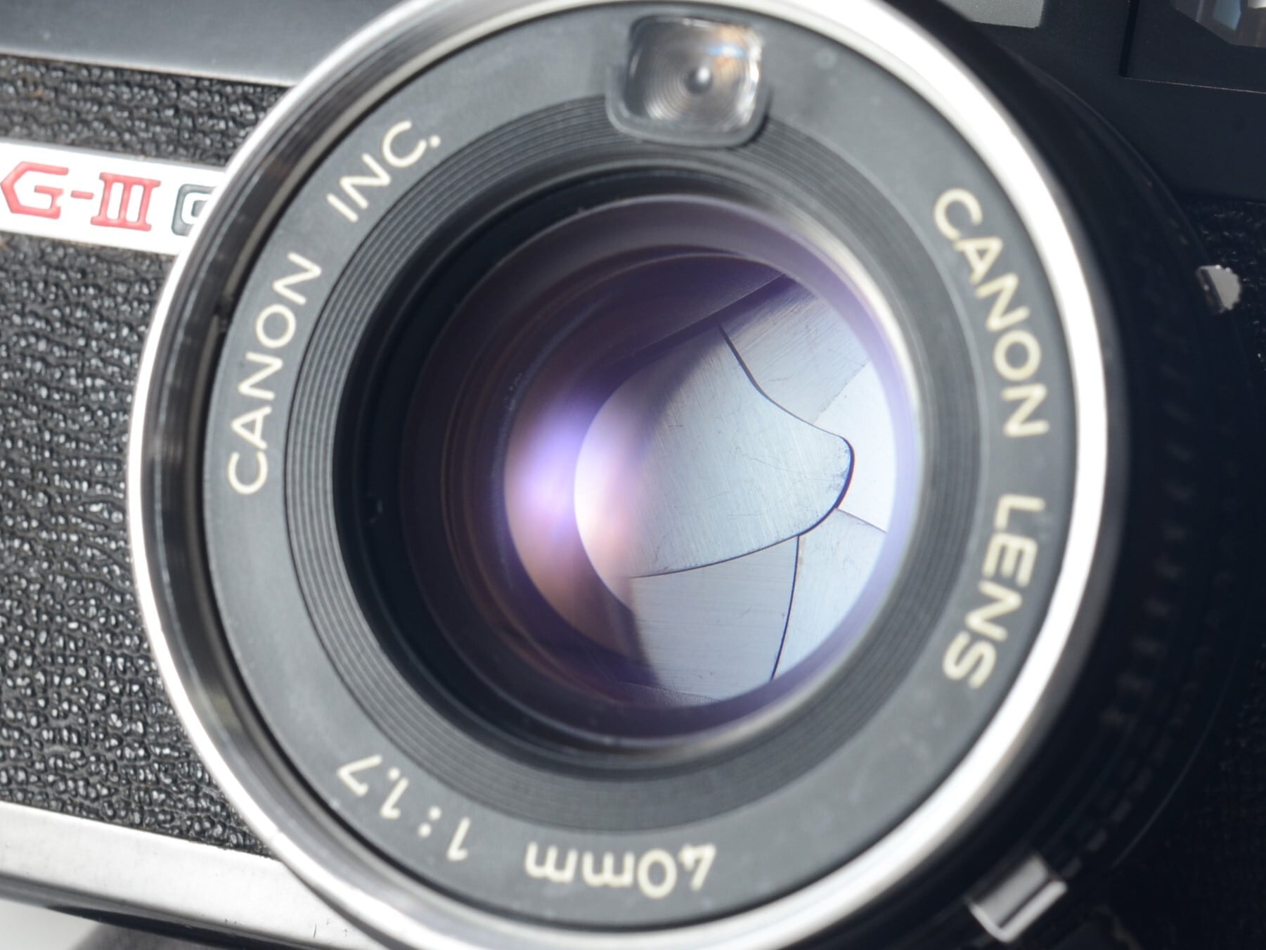 Canon Canonet QL17 GIII G3 ブラック / 40mm F1.7 レンジファインダー