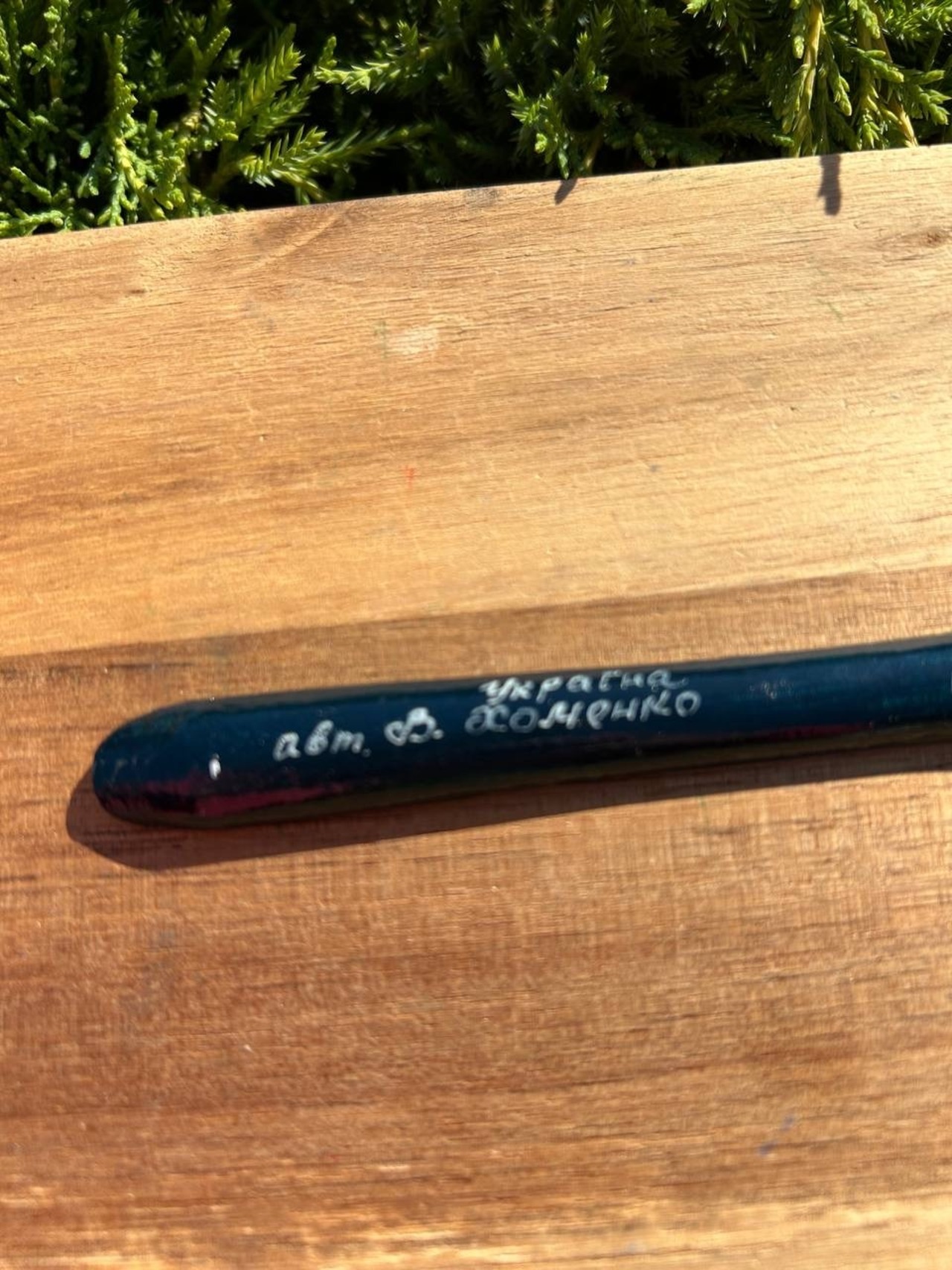 ペトリキフカ塗り　木製スプーン（ホメンコ作) 16cm - 5