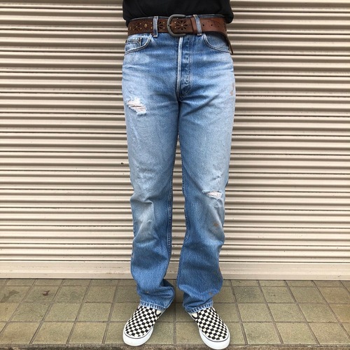 USA製 80s Levi's 501 ヴィンテージ アメリカ デニム パンツ 米国 リーバイス 70s 515刻印 ヒゲ ジーンズ インディゴ W32 L36 82cm