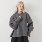 バックフレア  ボンディング ジップジャケット