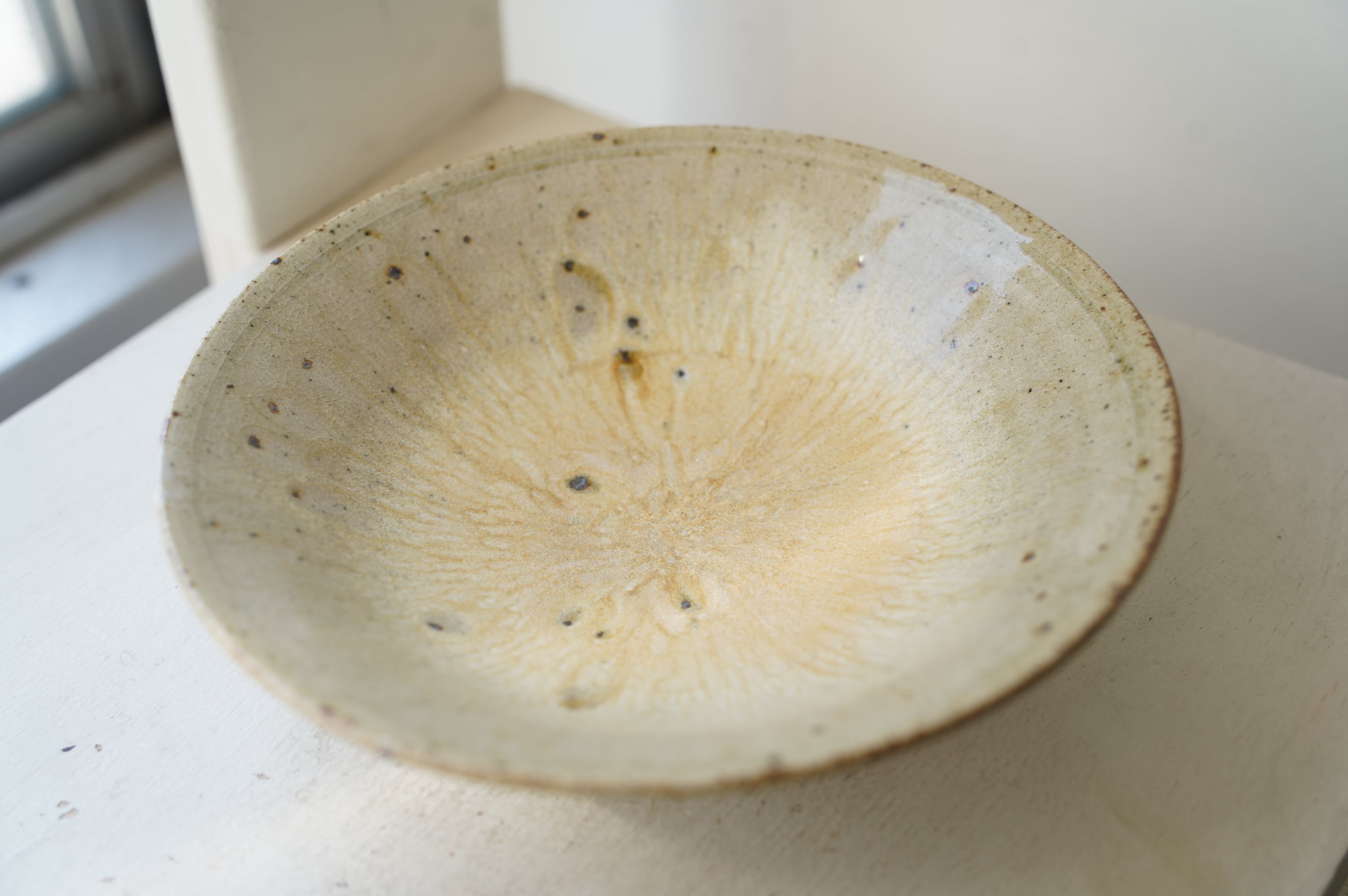 36 5.5寸鉢 緑釉 北岡幸士 5