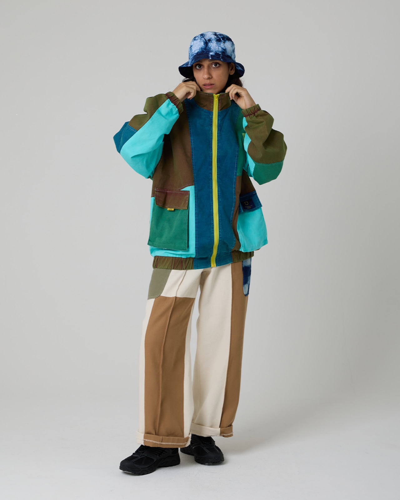 【数量限定販売】アースカラー切り返しジャケット