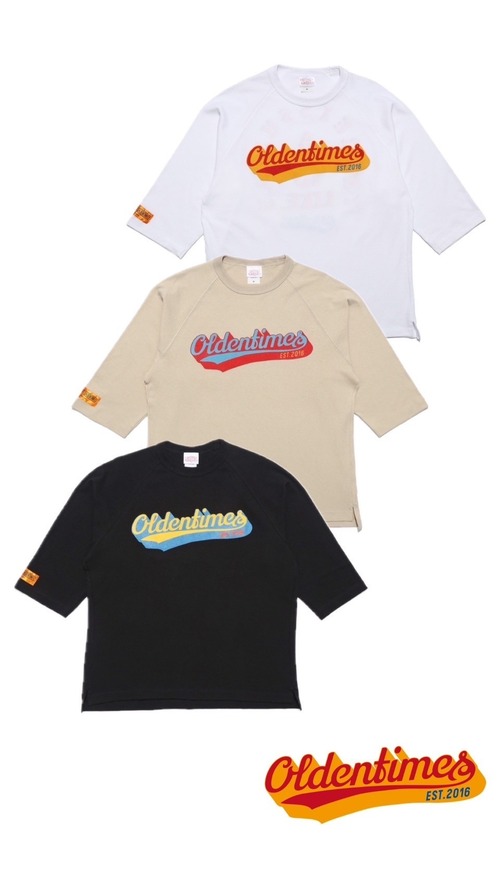 【3色展開】MAJOR LOGO RAGLAN 3/4 TEE