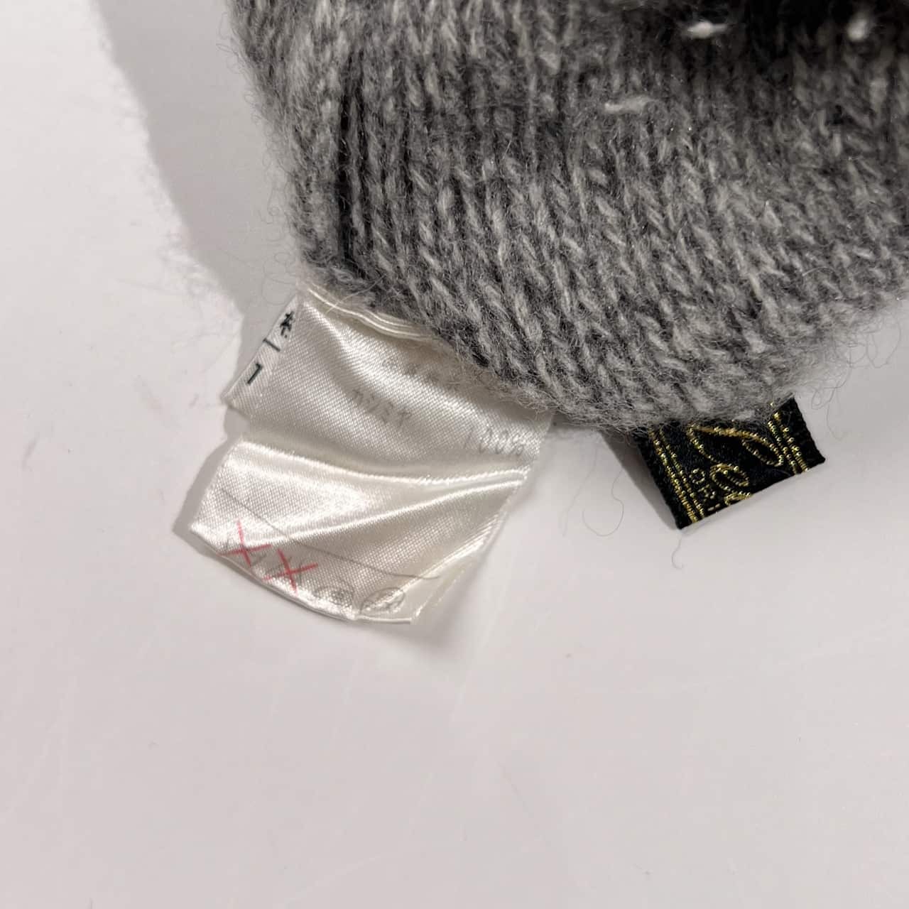 カシミヤ100% Leilian レリアン ケーブル編み デザイン ニット セーター 9/グレー レディース