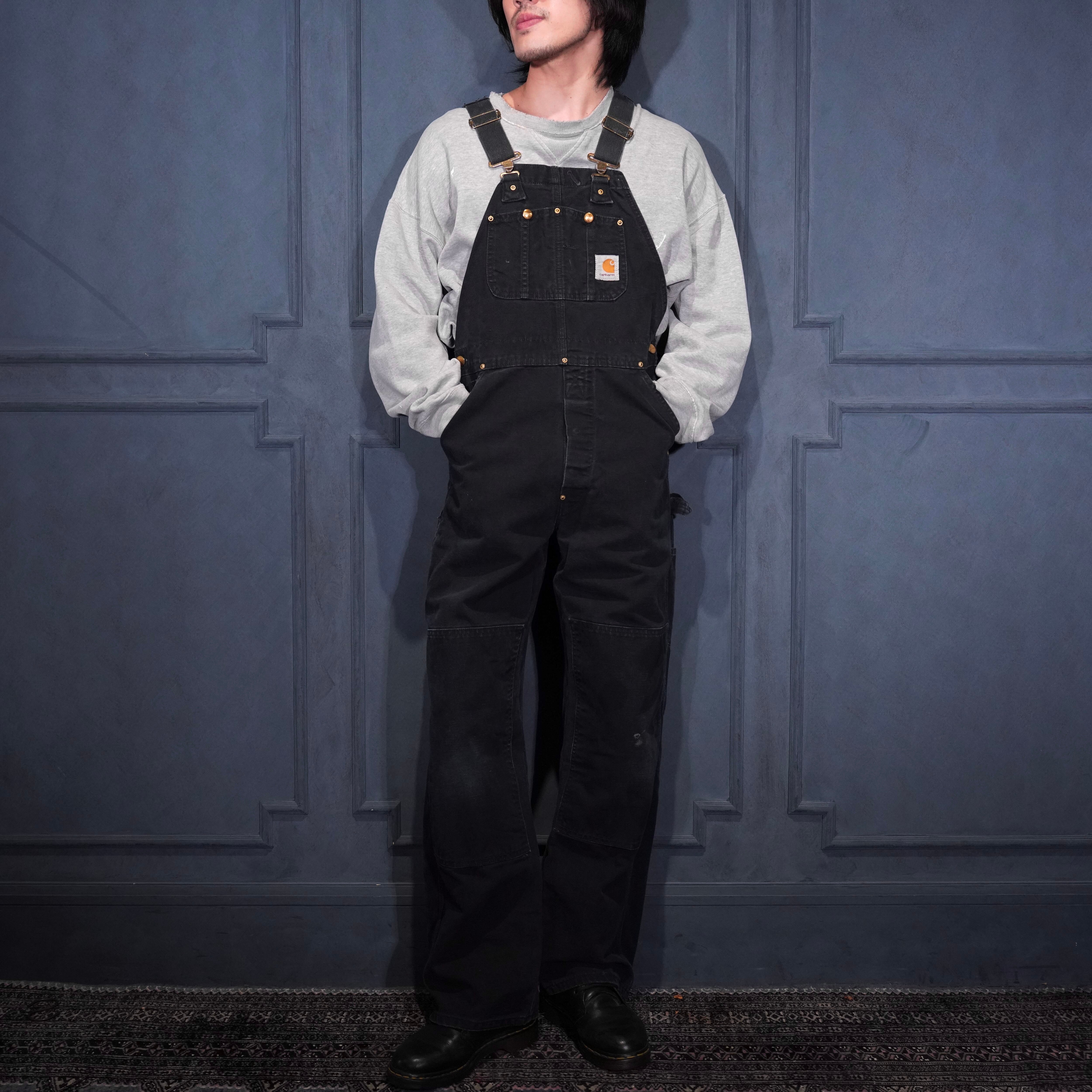 80's USA VINTAGE Carhartt FADED DESIGN DUCK OVERALL/80年代アメリカ