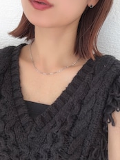 シンプルボックスチェーンネックレス