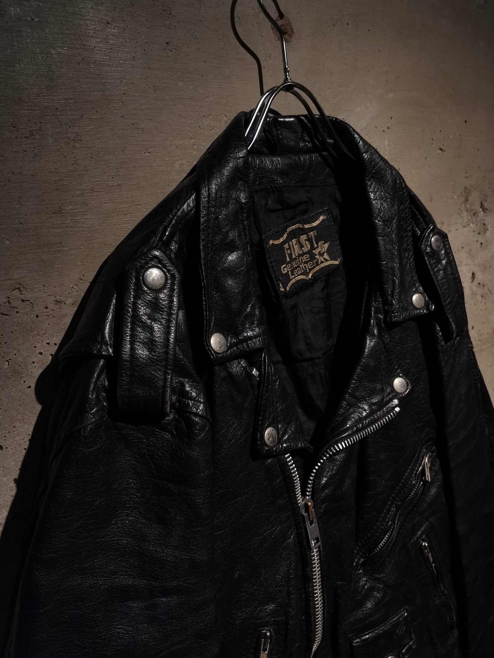 MISFITS ヴィンテージカスタムペイントレザージャケット