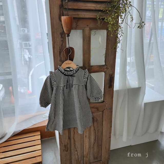 【即納】<FromJ>  Pure frill dress