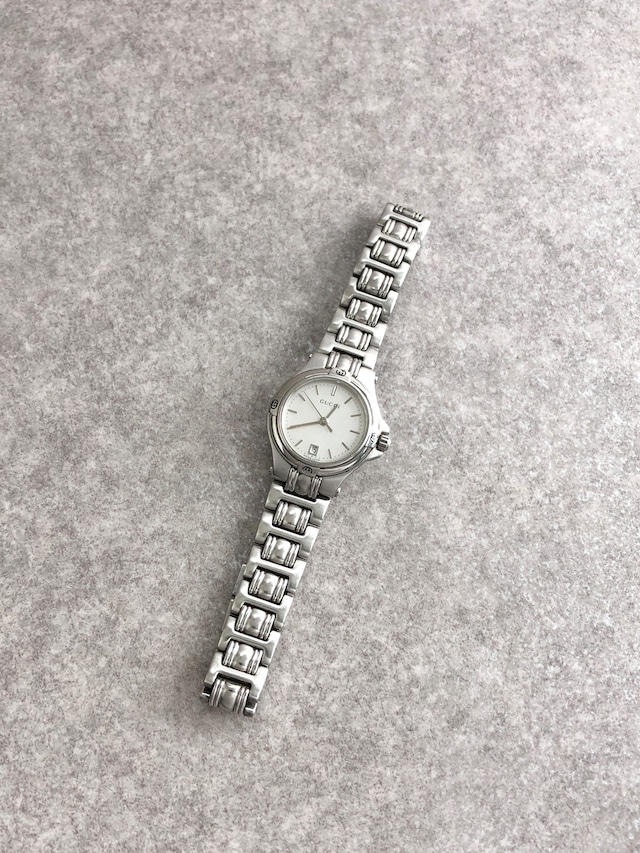 GUCCI グッチ 腕時計 シルバー ステンレススチール クウォーツ 9040L vintage ヴィンテージ オールド rvpufk