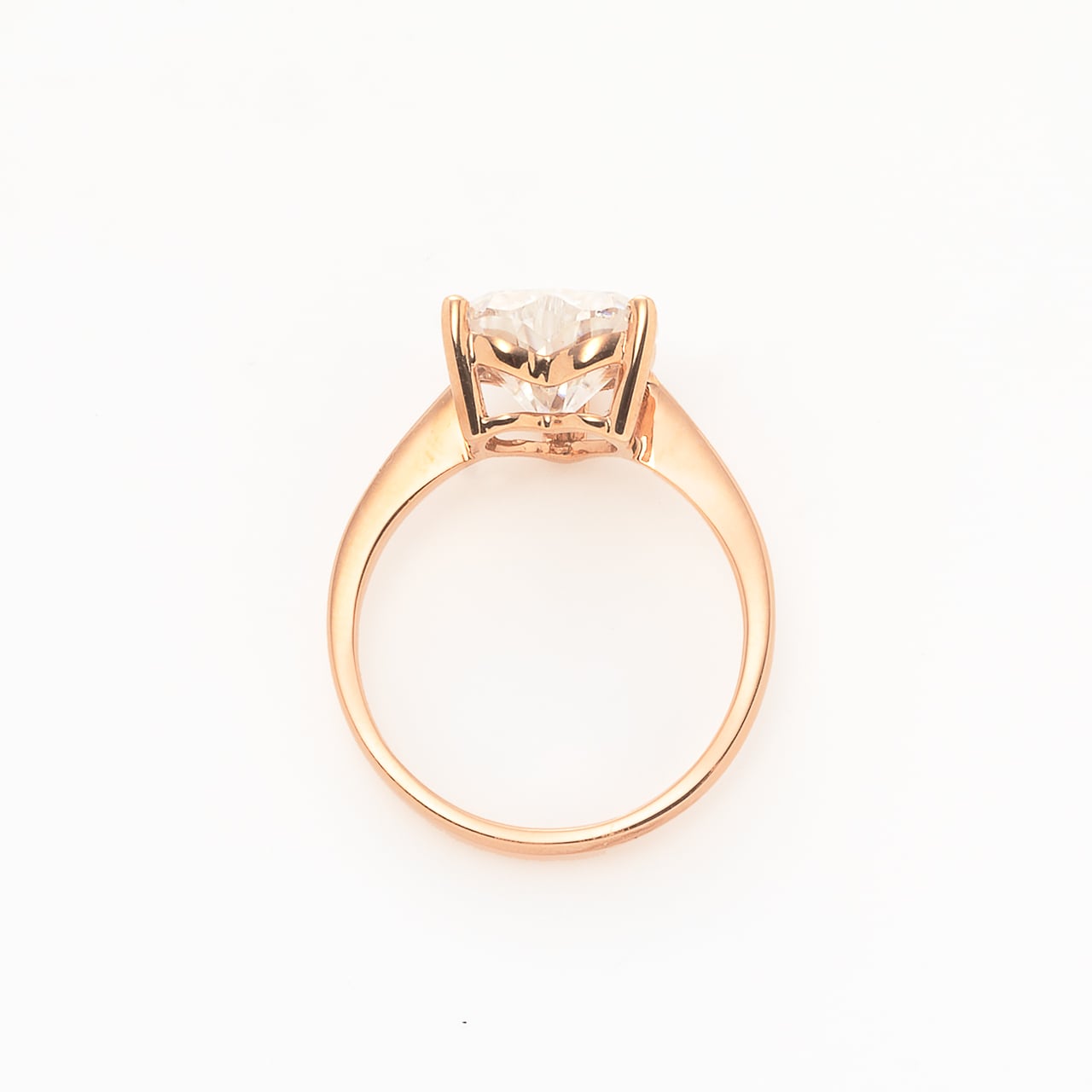 モアサナイト 3.7CT 18Kハートリング | ＜天然石ジュエリー＞Sally's