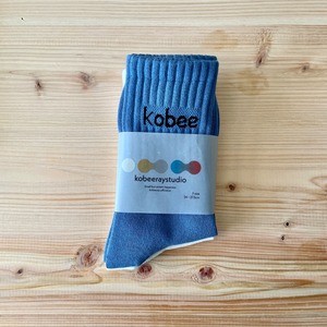 kobee cotton socks (2 color SET) / KR23S006