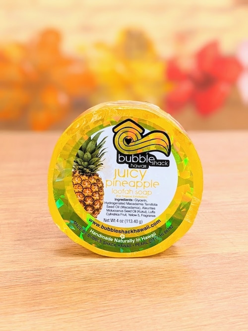 【bubble shack hawaii】ルーファソープ（juicy pineapple）