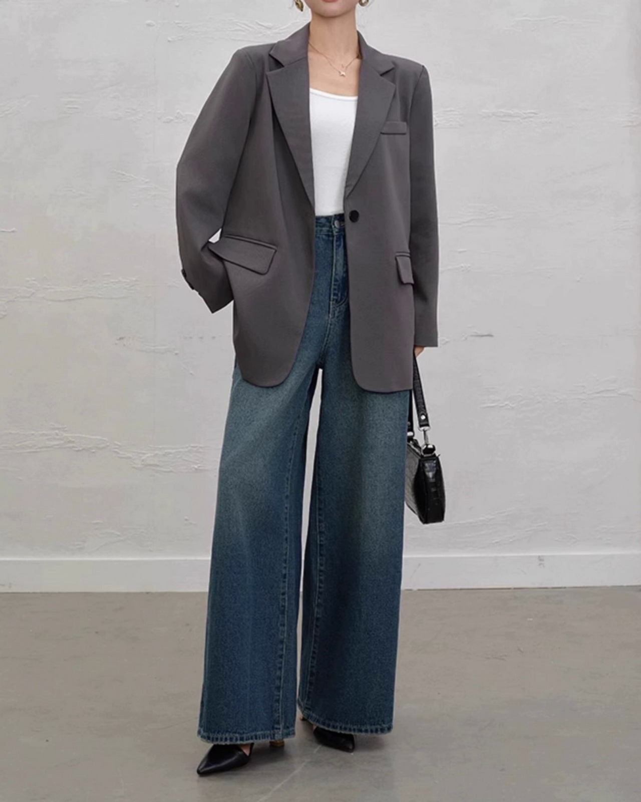 オーバーサイズモードジャケット A0584 - 5