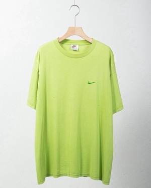 "NIKE" embroidery printed T-shirt / Made In USA