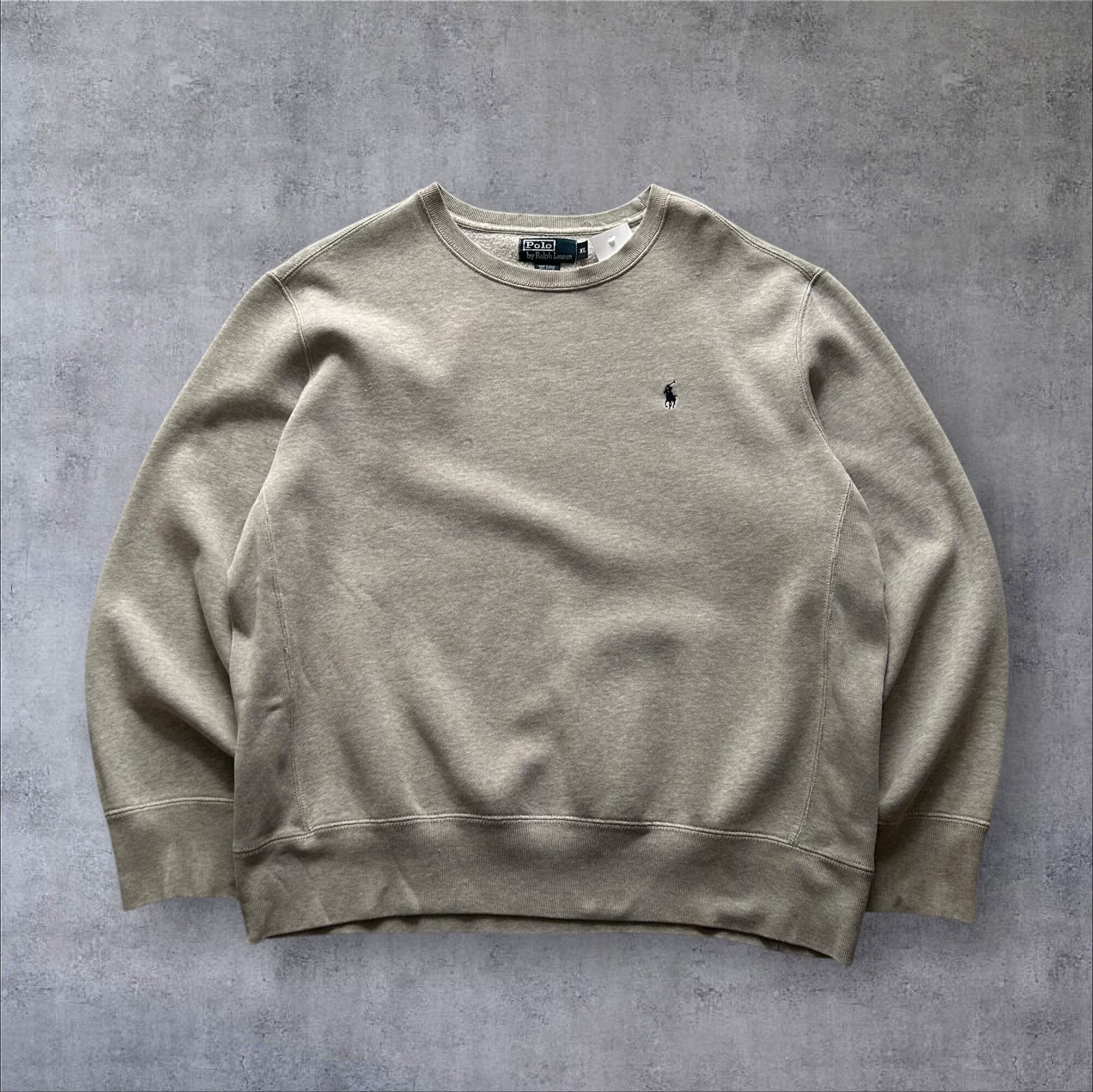 1990s〜 Polo by Ralph Lauren R/W Type Sweat "Gray"【高円寺店】