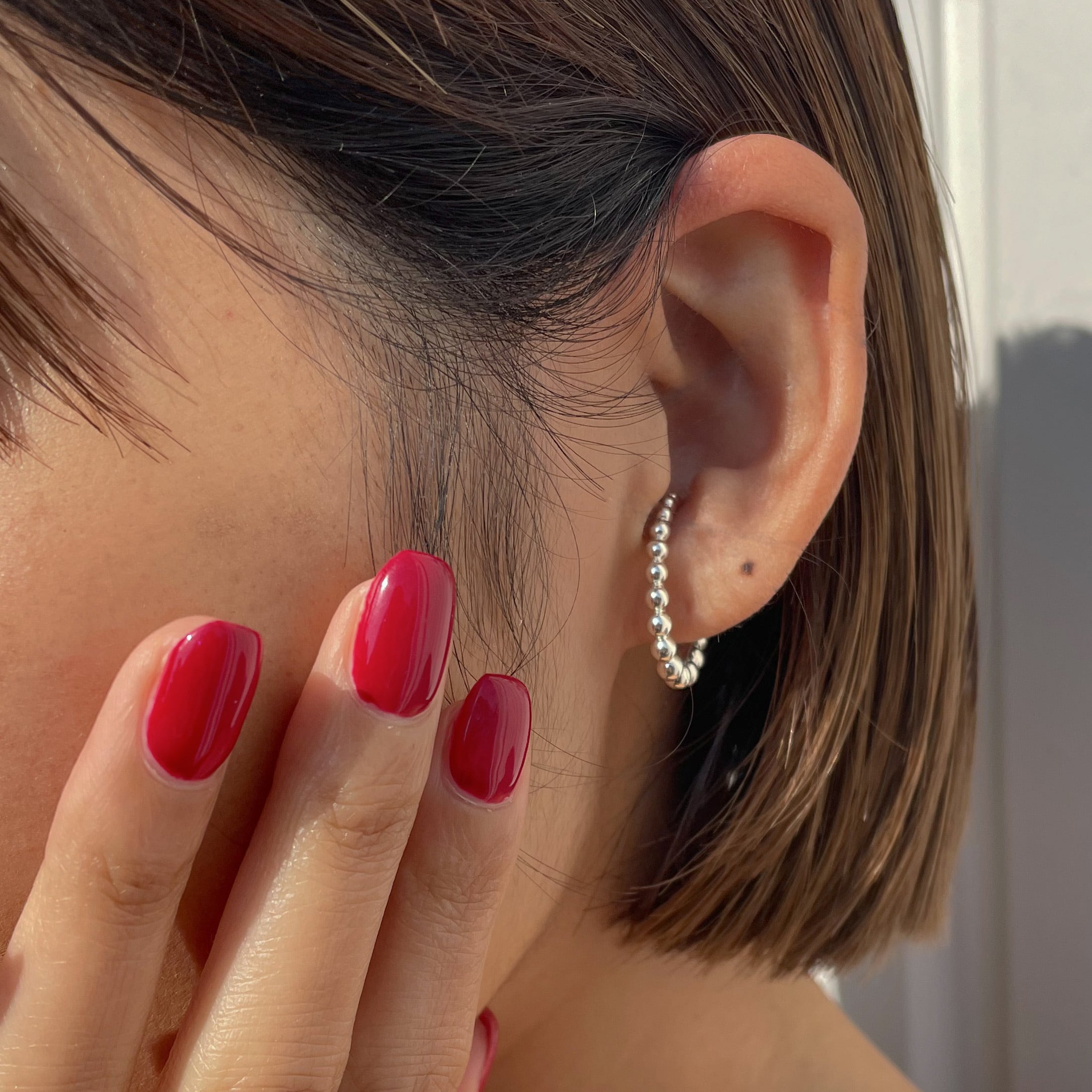 Silver Earcuff】Bubble earcuff | Khun Japan