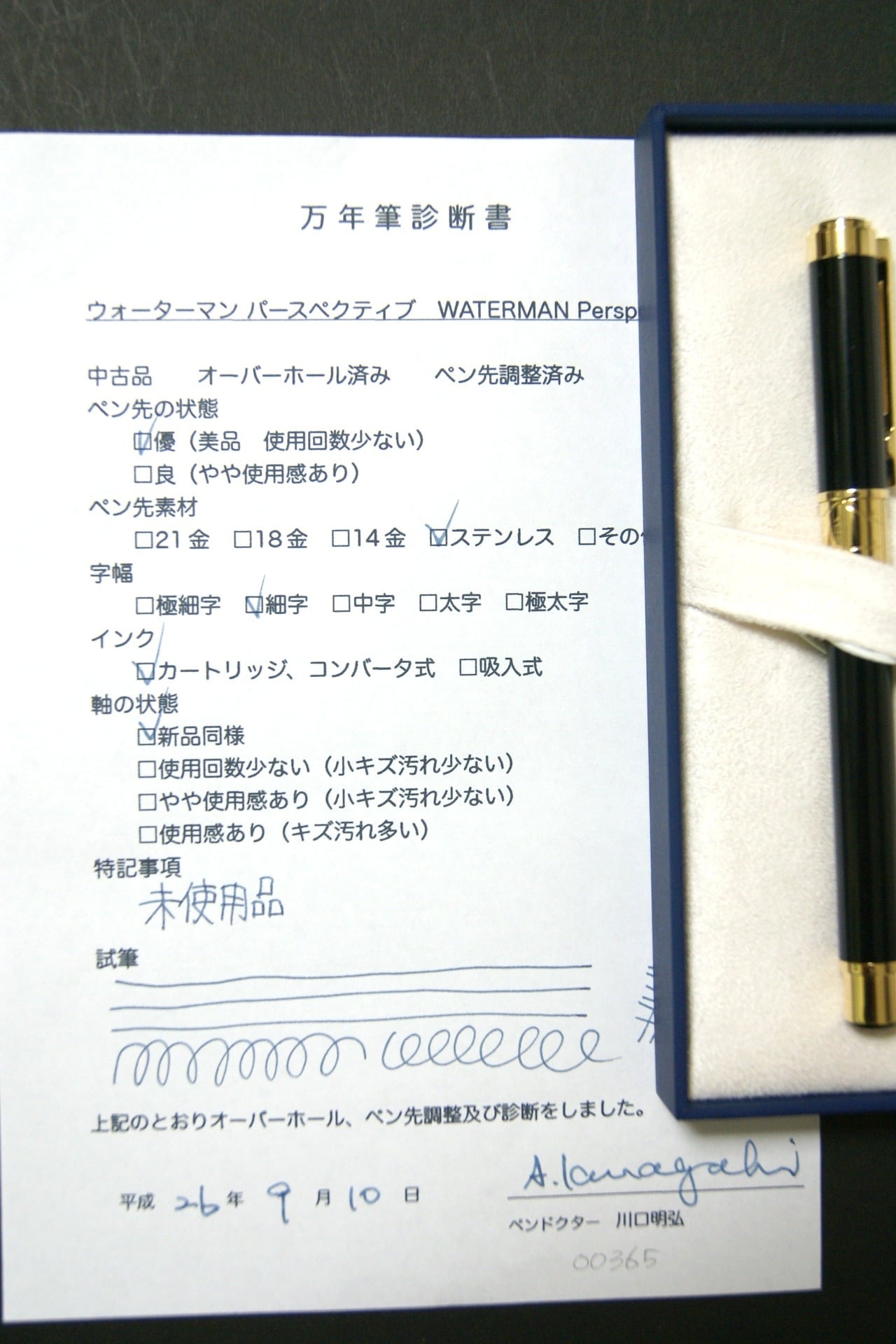 ウォーターマン パースペクティブ WATERMAN Perspective 00365 | 川口